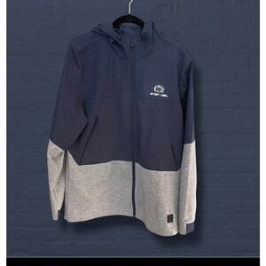 Under Armour Penn State Nittany Lions Mens Jacket Full Zip Coldgear Hood Medium
